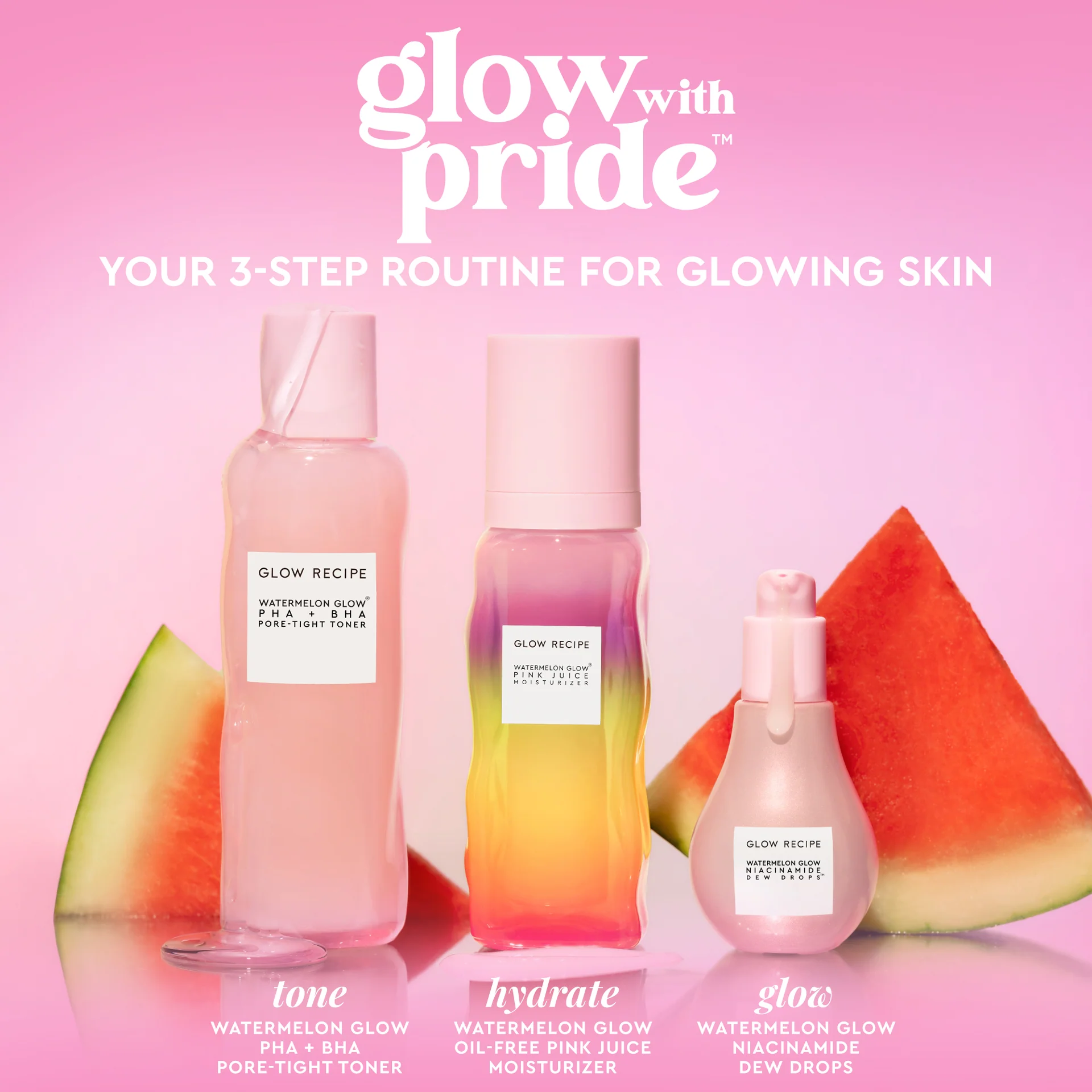 Watermelon Glow Pink Juice Oil-Free Refillable Moisturizer