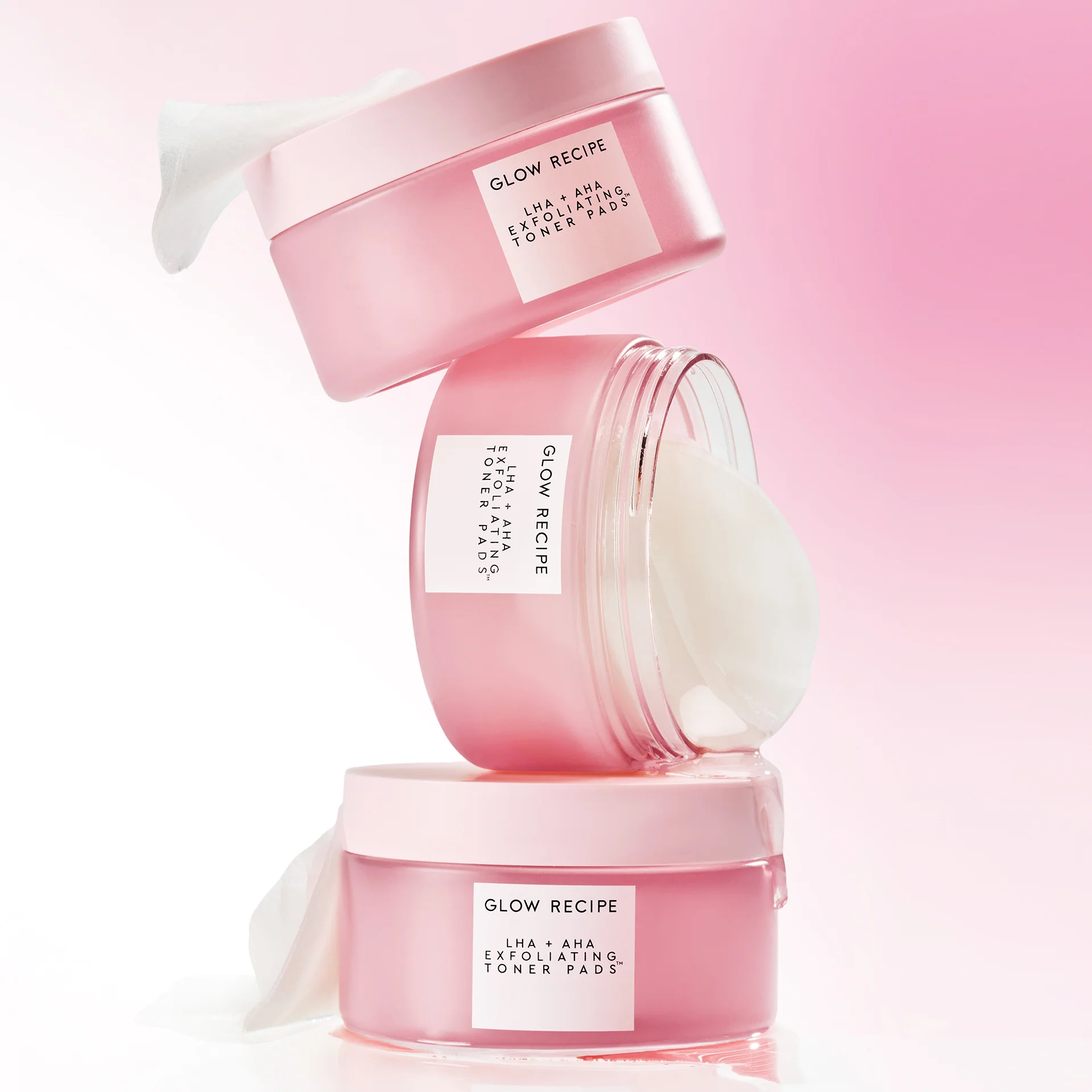 LHA + AHA Korean Watermelon Toner Pads